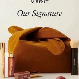 NEW MERIT  Signature Corduroy Cosmetic Bag - Tan